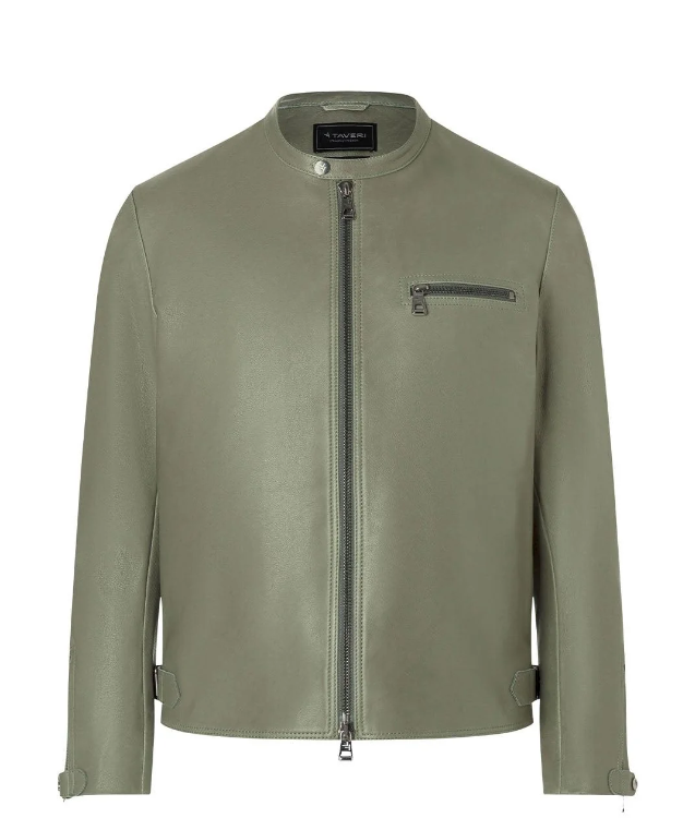 Fearless Biker Jacket (Men) Grey Green