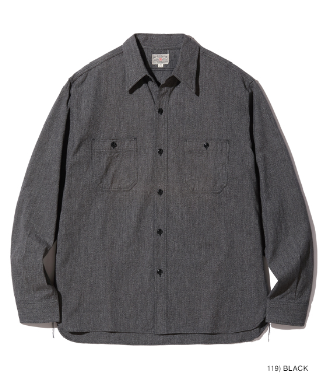 BUZZ RICKSON'S COTTON COVERT WORK SHIRTS