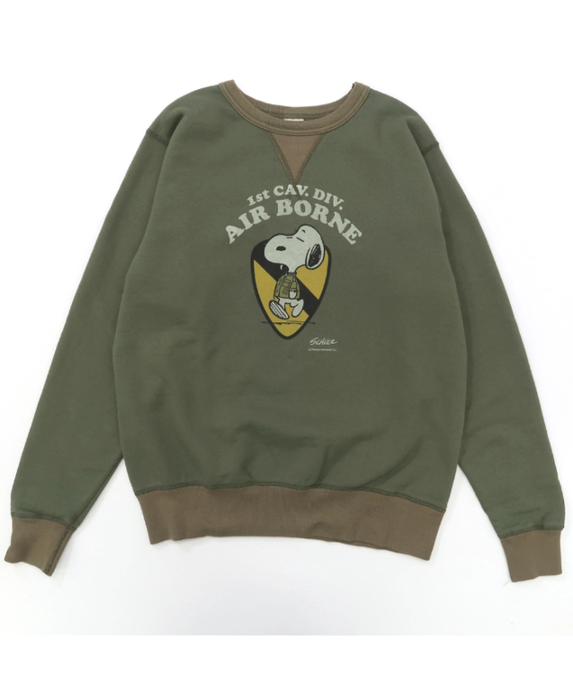 Set-in crew sweat x peanuts 